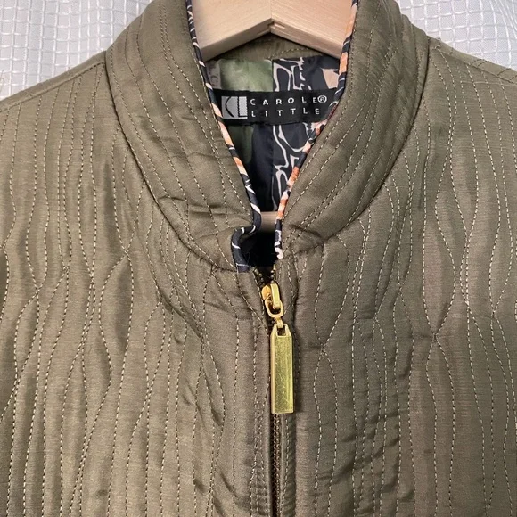Quilted olive jacket - Picture 7 of 8